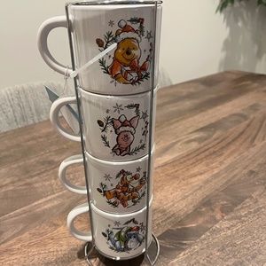 Winnie the Pooh Holiday mugs